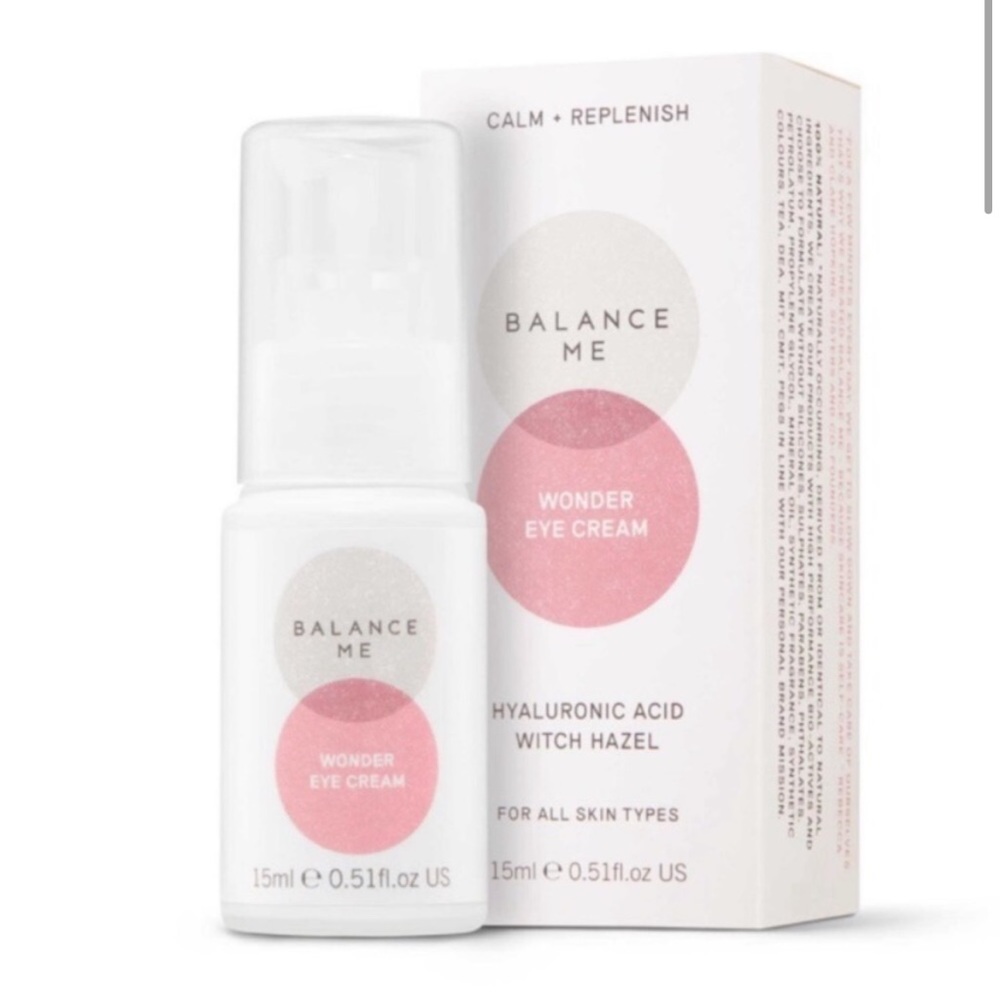 Balance Me Wonder Eye Cream - Hyaluronic Acid Witch Hazel - For All Skin Types